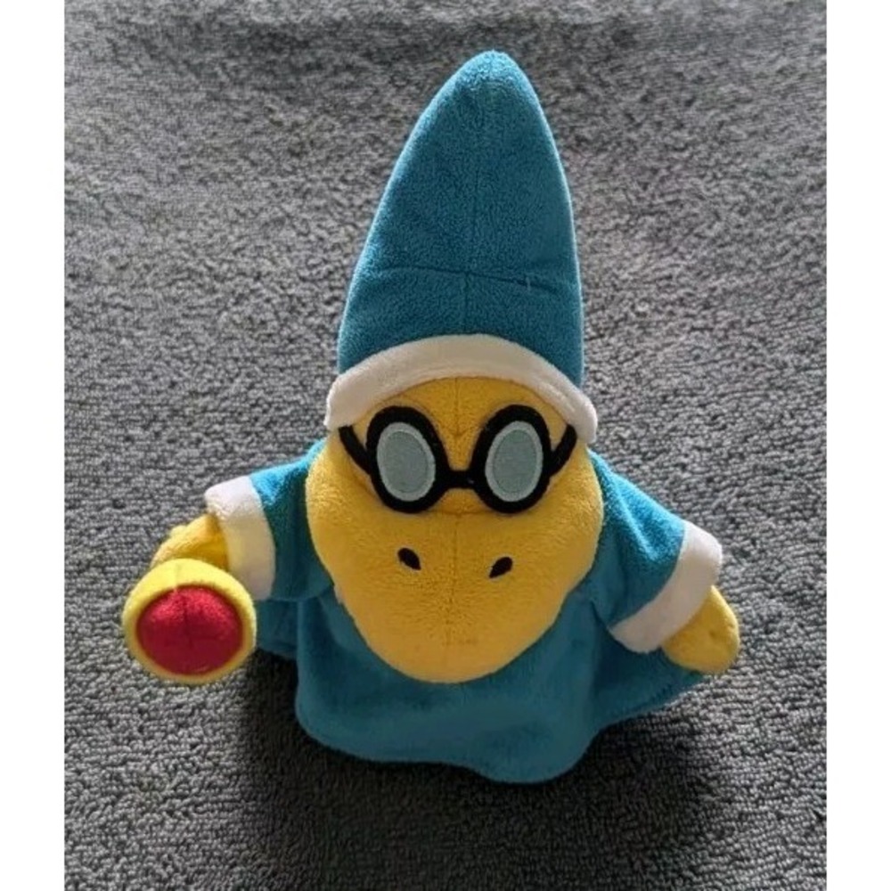 Sanei‎ 7" Super Mario Magikoopa Kamek Plush Nintendo Japan
